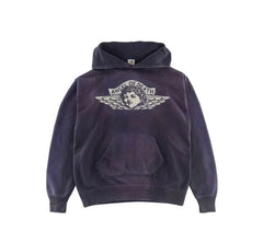 Saint Michael "ANGEL OF DEATH" Hoodie - Purple/Black