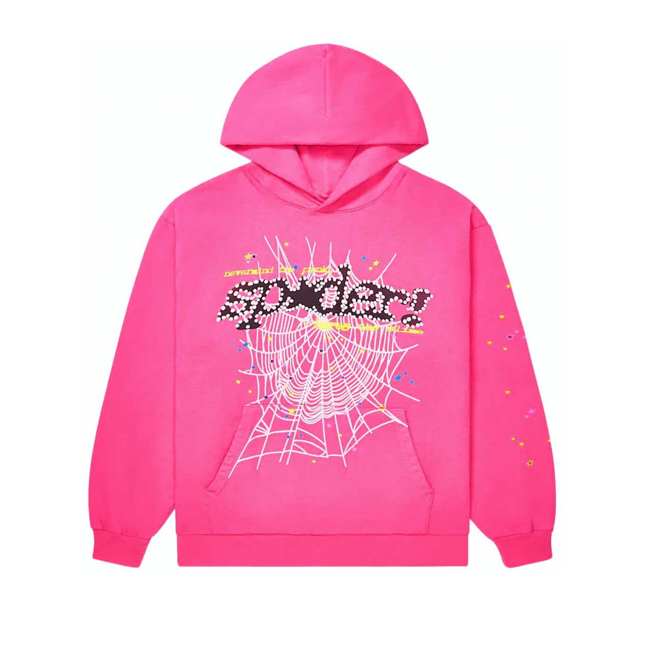 Sp5der P*nk Hoodie V2 Pink